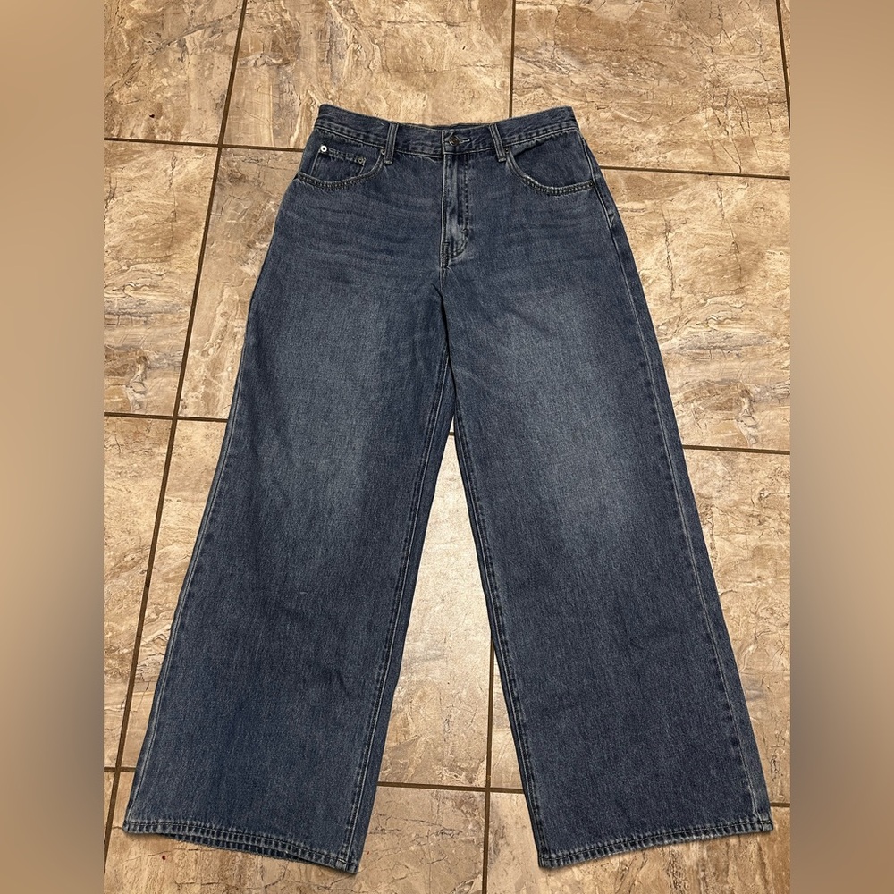 Wide Leg Denim Jeans
